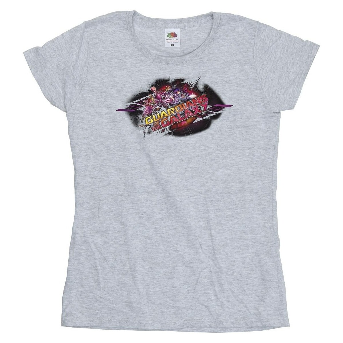 Abbigliamento Donna T-shirts a maniche lunghe Marvel Guardians Of The Galaxy Group Pose Grigio