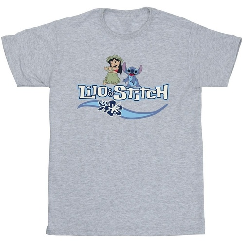 Abbigliamento Bambino T-shirt maniche corte Disney Lilo And Stitch Characters Grigio