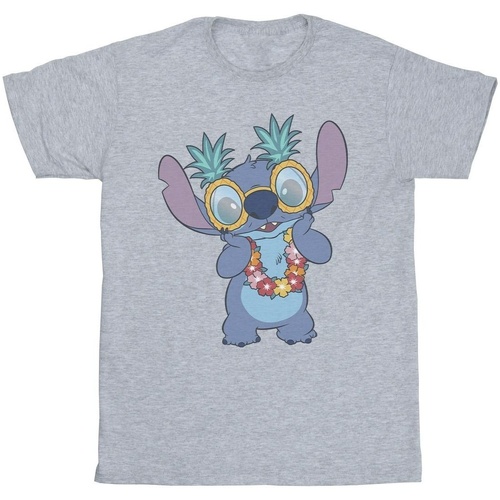 Abbigliamento Bambino T-shirt maniche corte Disney Lilo And Stitch Tropical Fun Grigio