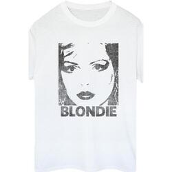 Abbigliamento Donna T-shirts a maniche lunghe Blondie Text Face Bianco