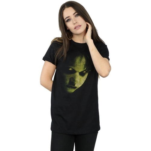 Abbigliamento Donna T-shirts a maniche lunghe The Exorcist Regan Face Nero