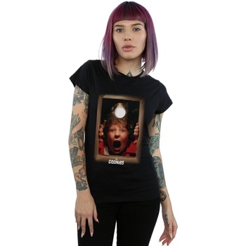 Abbigliamento Donna T-shirts a maniche lunghe Goonies Chunk Scream Nero