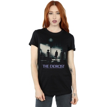 Abbigliamento Donna T-shirts a maniche lunghe The Exorcist Movie Poster Nero