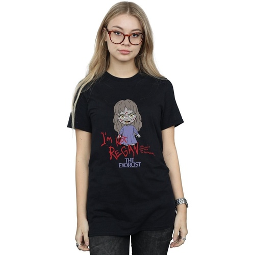 Abbigliamento Donna T-shirts a maniche lunghe The Exorcist Chibi Excellent Day Nero