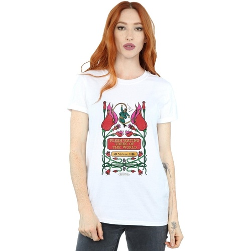 Abbigliamento Donna T-shirts a maniche lunghe Fantastic Beasts Flesh Eating Trees Bianco