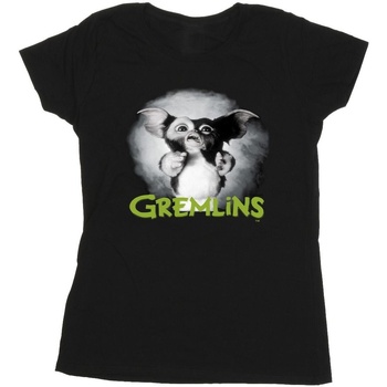 Abbigliamento Donna T-shirts a maniche lunghe Gremlins Scared Green Nero