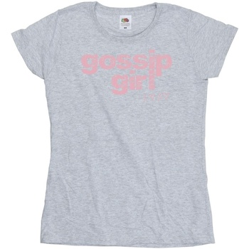 Abbigliamento Donna T-shirts a maniche lunghe Gossip Girl Swirl Logo Grigio