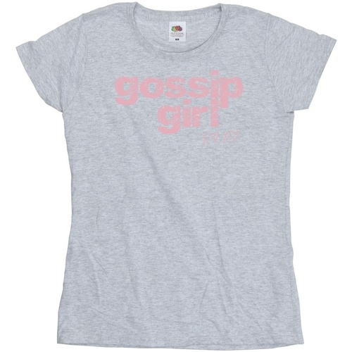 Abbigliamento Donna T-shirts a maniche lunghe Gossip Girl Swirl Logo Grigio