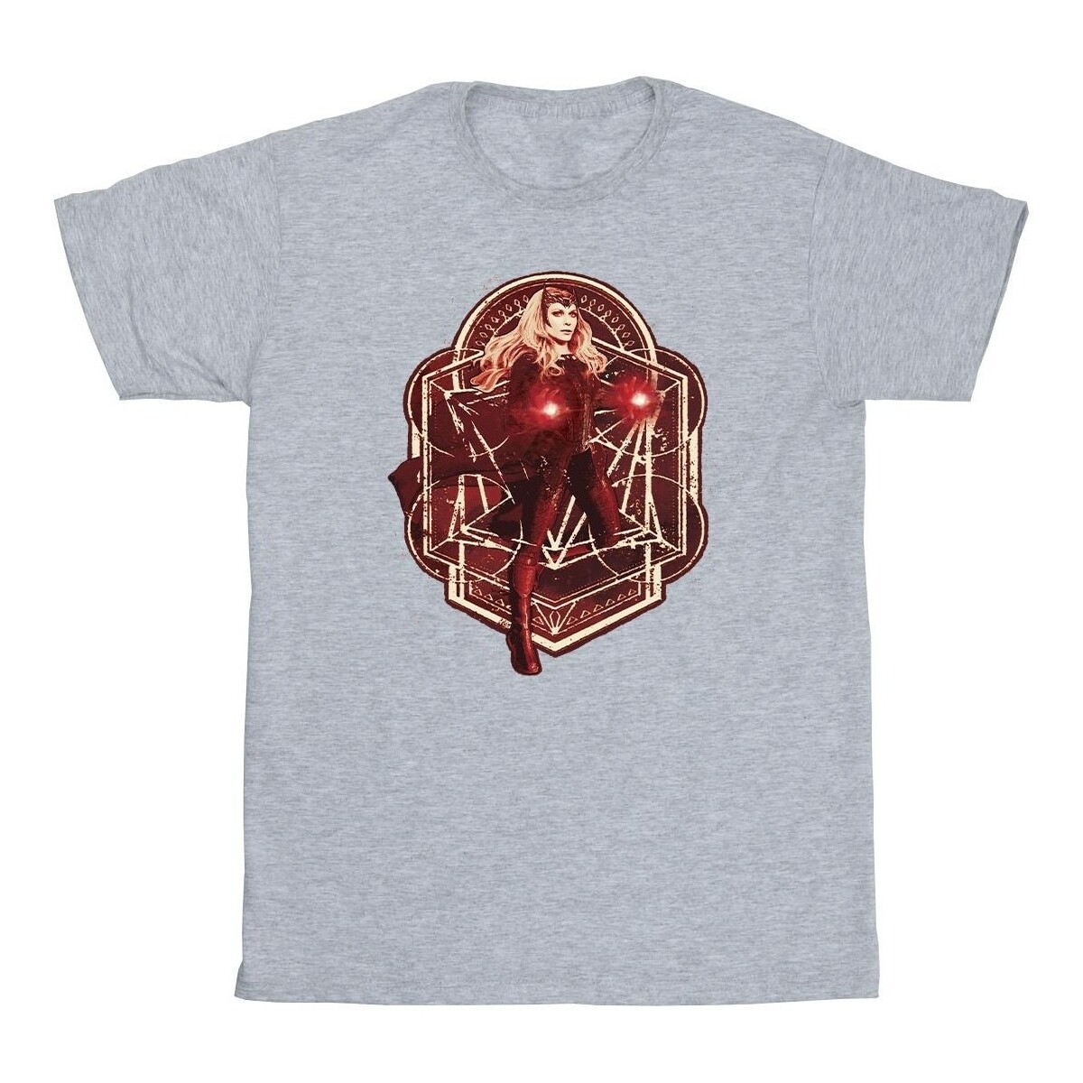 Abbigliamento Uomo T-shirts a maniche lunghe Marvel Doctor Strange Wanda Vintage Grigio