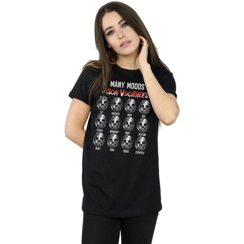 Abbigliamento Donna T-shirts a maniche lunghe Friday 13Th The Many Moods Of Jason Voorhees Nero
