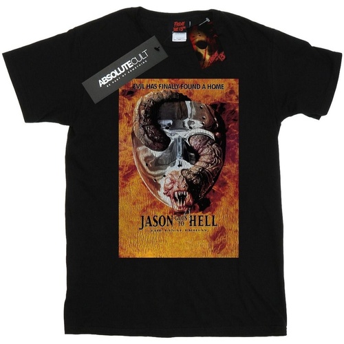 Abbigliamento Donna T-shirts a maniche lunghe Friday The 13Th Jason Goes To Hell Nero
