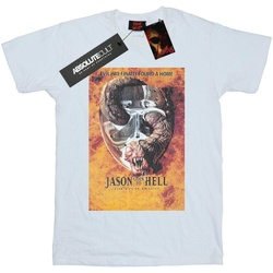Abbigliamento Donna T-shirts a maniche lunghe Friday The 13Th Jason Goes To Hell Bianco