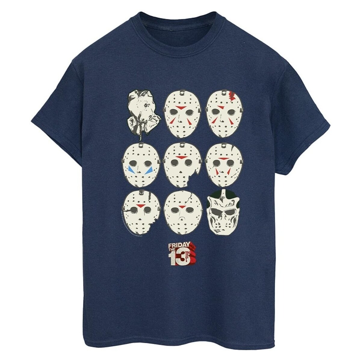 Abbigliamento Donna T-shirts a maniche lunghe Friday The 13Th Jason Masks Blu