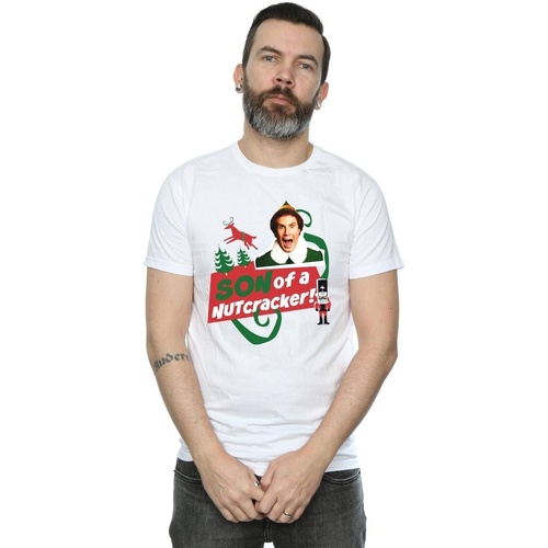 Abbigliamento Uomo T-shirts a maniche lunghe Elf Son Of A Nutcracker Bianco