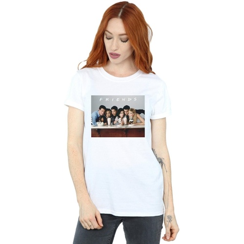 Abbigliamento Donna T-shirts a maniche lunghe Friends Group Photo Milkshakes Bianco