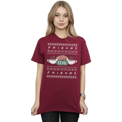 Abbigliamento Donna T-shirts a maniche lunghe Friends Fair Isle Central Perk Multicolore