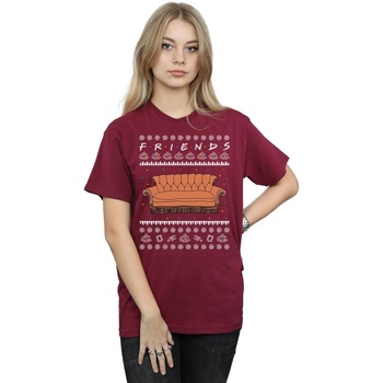 Abbigliamento Donna T-shirts a maniche lunghe Friends Fair Isle Couch Multicolore