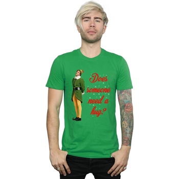 Abbigliamento Uomo T-shirts a maniche lunghe Elf Hug Buddy Verde