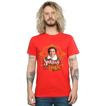 Abbigliamento Uomo T-shirts a maniche lunghe Elf Buddy Smiling Rosso