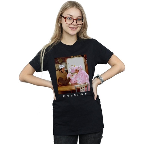 Abbigliamento Donna T-shirts a maniche lunghe Friends Ross And Chandler Arm Wrestling Nero