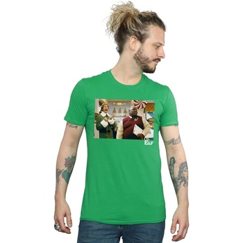 Abbigliamento Uomo T-shirts a maniche lunghe Elf Christmas Store Cheer Verde