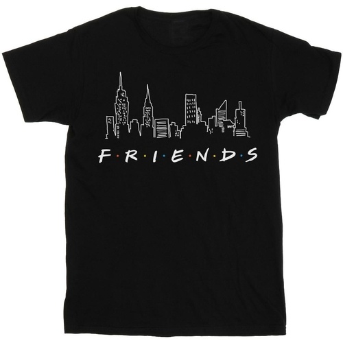 Abbigliamento Donna T-shirts a maniche lunghe Friends Skyline Logo Nero