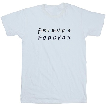 Abbigliamento Donna T-shirts a maniche lunghe Friends Forever Logo Bianco