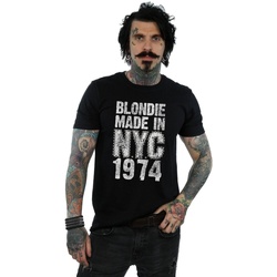 Abbigliamento Uomo T-shirts a maniche lunghe Blondie Punk NYC Nero