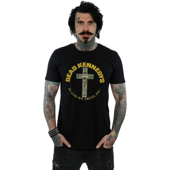 Abbigliamento Uomo T-shirts a maniche lunghe Dead Kennedys In God We Trust Nero