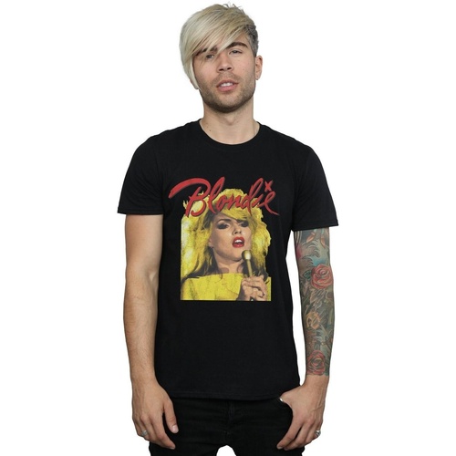 Abbigliamento Uomo T-shirts a maniche lunghe Blondie Singing With Mic Nero