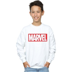 Abbigliamento Bambino Felpe Marvel Classic Logo Bianco