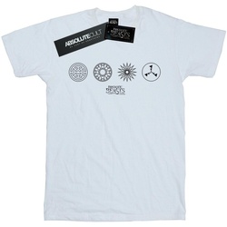 Abbigliamento Uomo T-shirts a maniche lunghe Fantastic Beasts Circular Icons Bianco