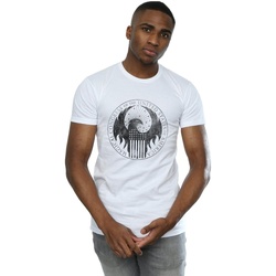 Abbigliamento Uomo T-shirts a maniche lunghe Fantastic Beasts Distressed Magical Congress Bianco