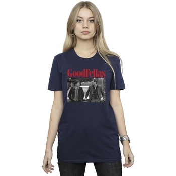 Abbigliamento Donna T-shirts a maniche lunghe Goodfellas Two Black Blu