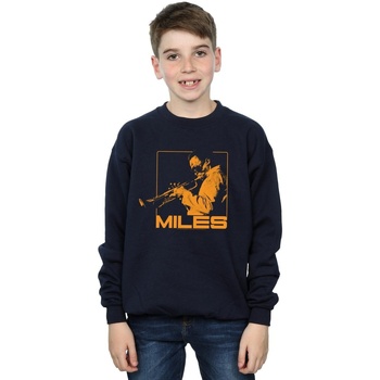 Abbigliamento Bambino Felpe Miles Davis Orange Square Blu