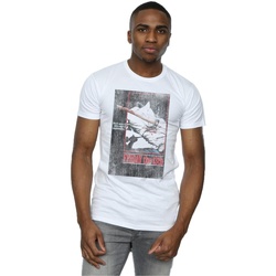 Abbigliamento Uomo T-shirts a maniche lunghe Friday 13Th Distressed Axe Poster Bianco