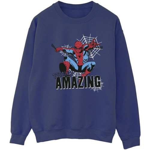 Abbigliamento Donna Felpe Marvel Spider-Man Amazing Blu