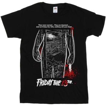 Abbigliamento Uomo T-shirts a maniche lunghe Friday The 13Th Bloody Poster Nero