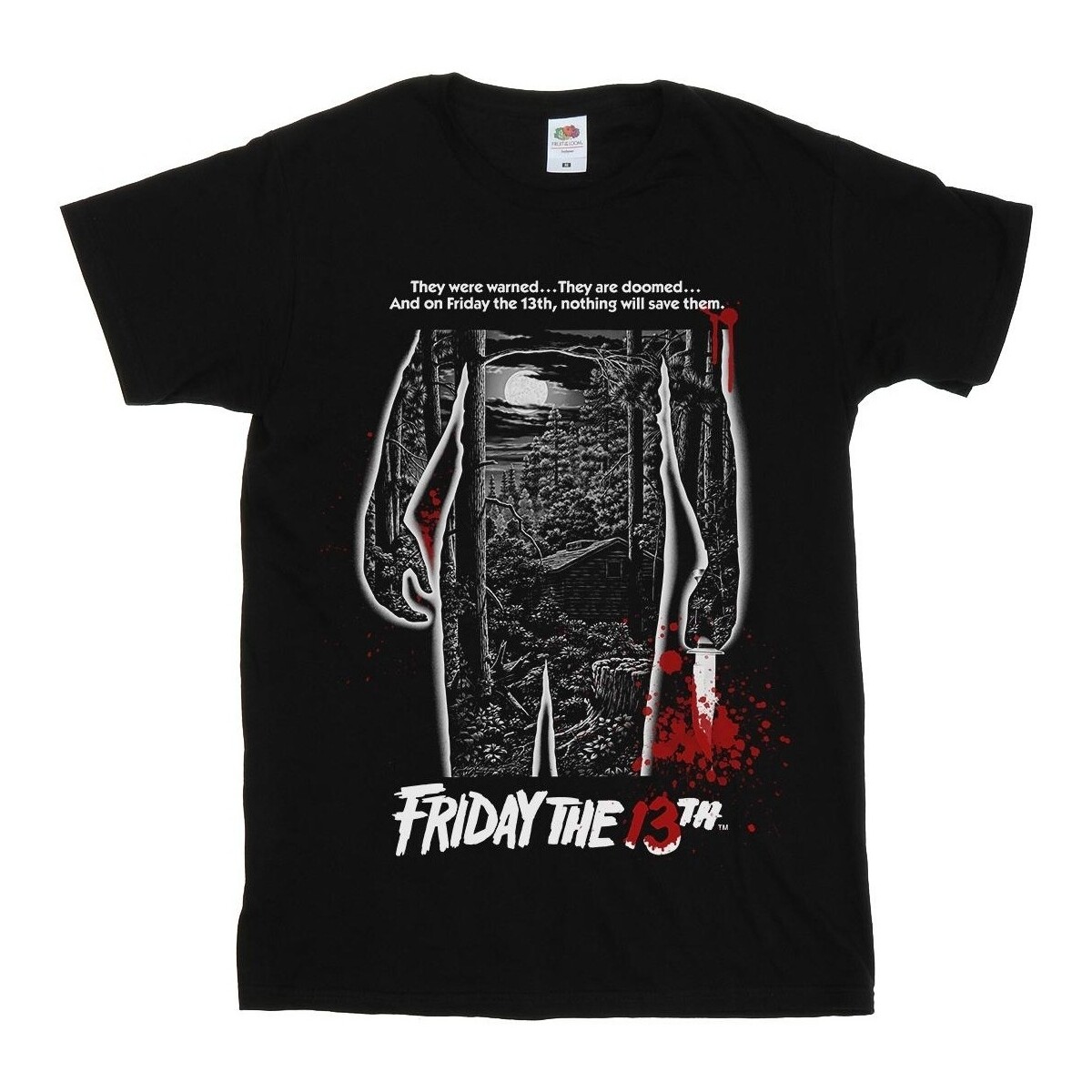 Abbigliamento Uomo T-shirts a maniche lunghe Friday The 13Th Bloody Poster Nero