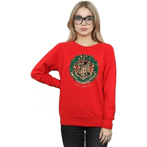 Abbigliamento Donna Felpe Harry Potter Christmas Wreath Rosso