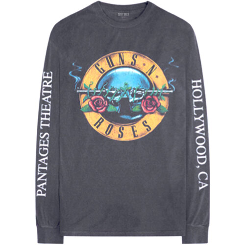 Abbigliamento T-shirts a maniche lunghe Guns N Roses Hollywood Tour Grigio