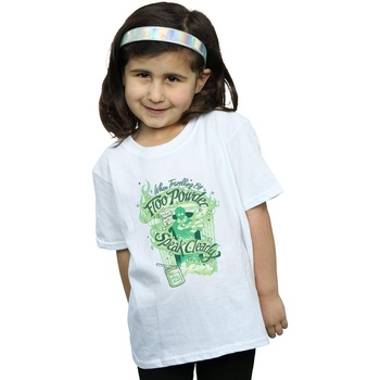 Abbigliamento Bambina T-shirts a maniche lunghe Harry Potter Floo Powder Bianco