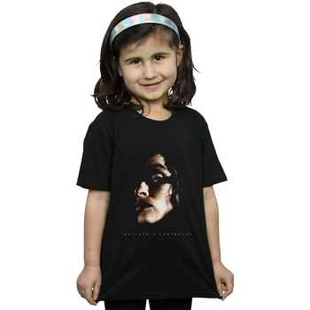 Abbigliamento Bambina T-shirts a maniche lunghe Harry Potter Bellatrix Lestrange Portrait Nero
