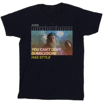 Abbigliamento Bambina T-shirts a maniche lunghe Harry Potter Dumbledore Style Blu