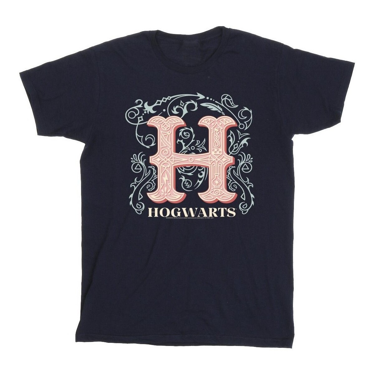 Abbigliamento Bambina T-shirts a maniche lunghe Harry Potter Flowers H Blu
