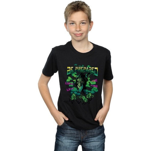 Abbigliamento Bambino T-shirts a maniche lunghe Disney BI22120 Nero