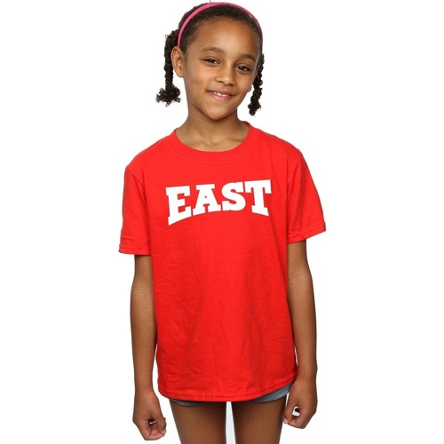Abbigliamento Bambina T-shirts a maniche lunghe Disney High School Musical The Musical East High Rosso