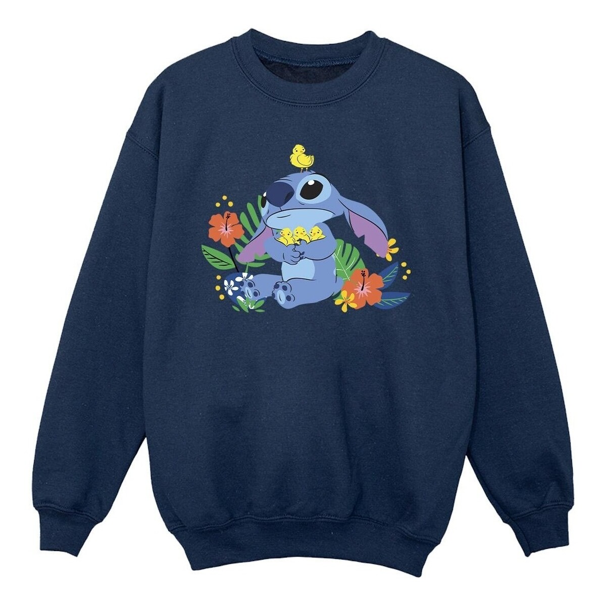 Abbigliamento Bambina Felpe Disney Lilo & Stitch Birds Blu