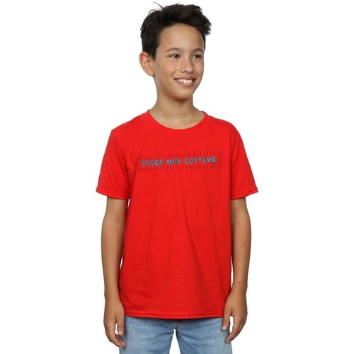 Abbigliamento Bambino T-shirt maniche corte Marvel Spider-Man Costume Rosso