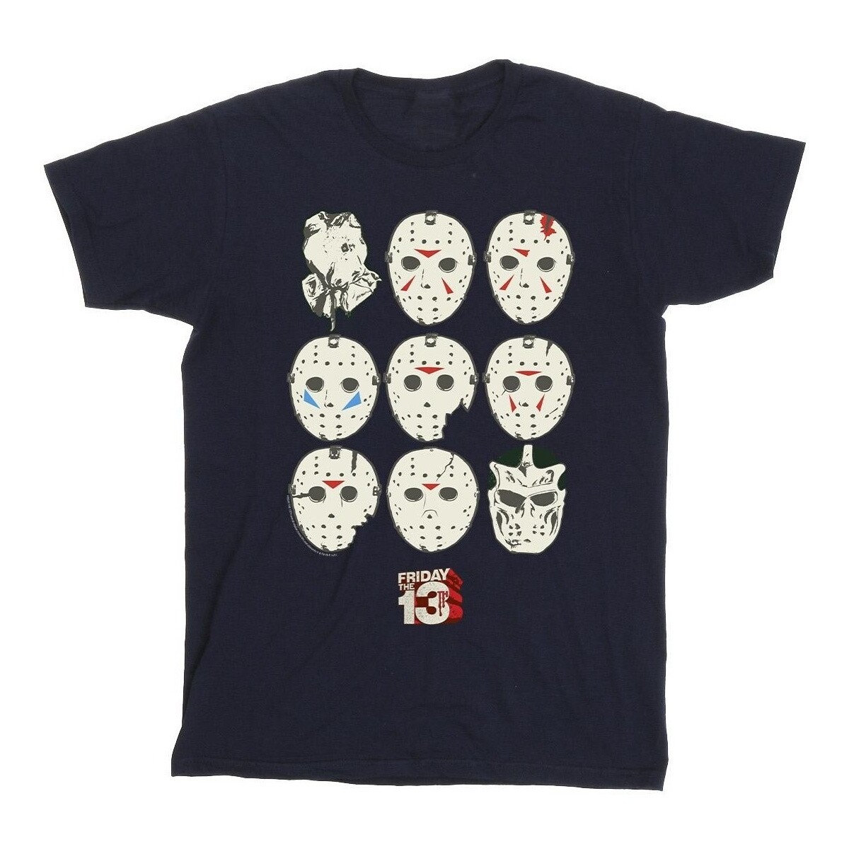 Abbigliamento Uomo T-shirts a maniche lunghe Friday The 13Th Jason Masks Blu